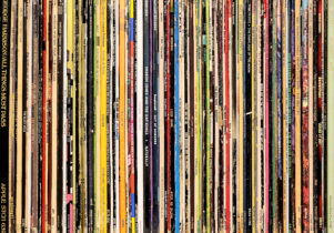Vinyl record collection music