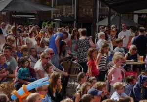 People enjoying drinking in Altrincham