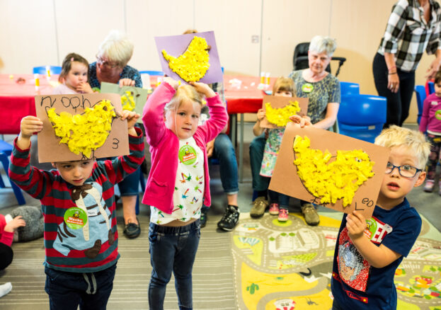 children making canaries for wacky wednesday Wacky Wednesdays at the National Coal Mining Museum