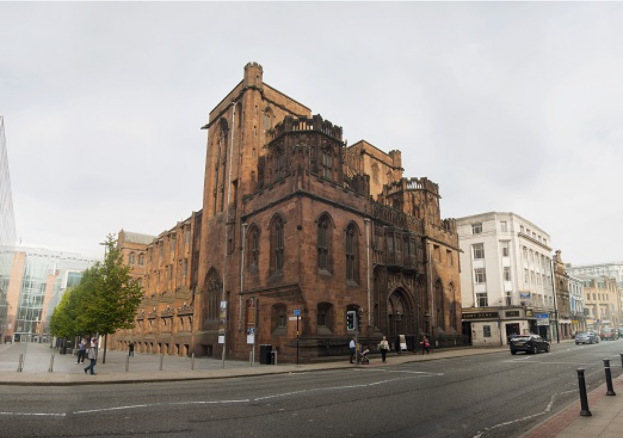 Photo of the John Rylands Library from outside