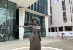 Emmeline Pankhurst statue, St Peter's Square