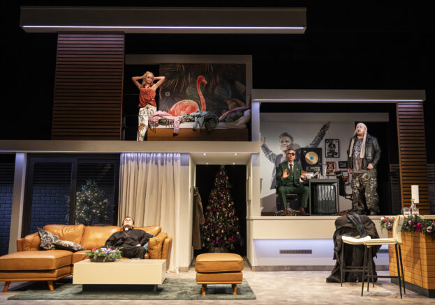 Katie McGlynn, Max Bowden, Jason Durr, Peter Moreton in Murder at Midnight_Pamela Raith Photography