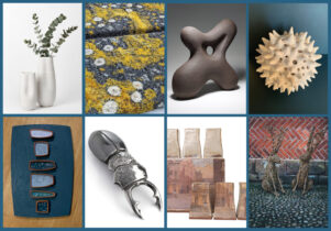 Montage of 14 images of craft