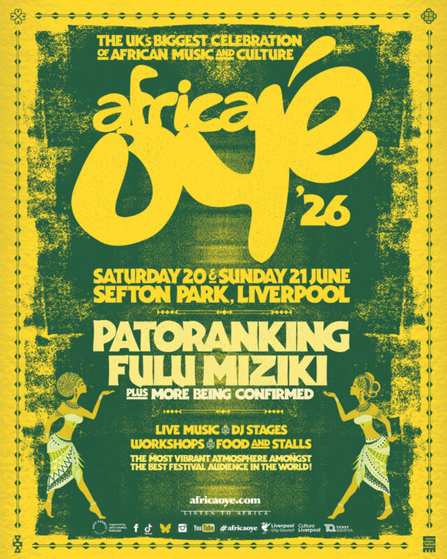 An Africa Oyé promotional flyer